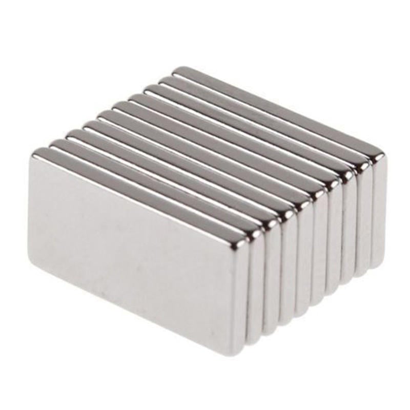 50pcs N50 20x10x2mm Neodymium Block Magnet Oblong Super Strong Rare Earth Magnets