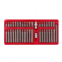 41pcs Hex Star Torx Socket Bit Set Multi-function Electric Screwdrivers Holder Socket Ratchet Adapter Repair Tools Kit for Repairs