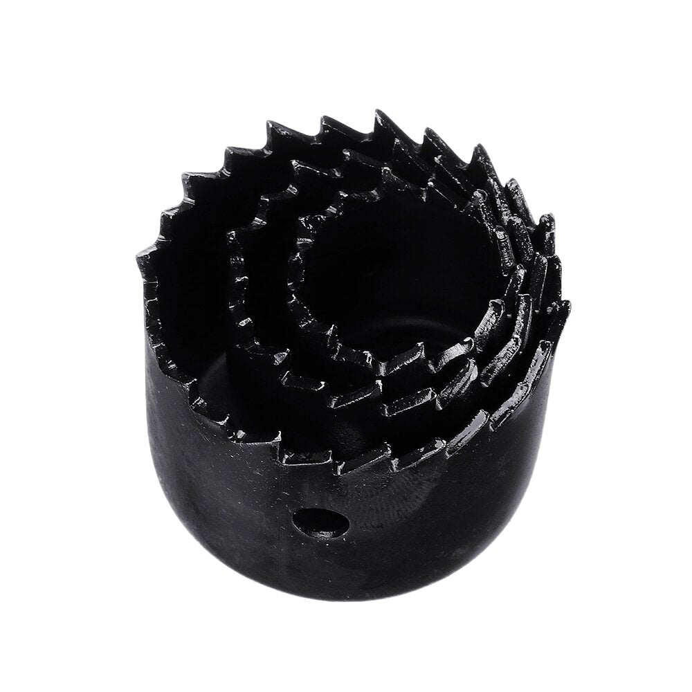 19Pcs Hole Saw Cutter Kit with 13Pcs Blades 19-152mm Woodworking Holesaw Cutting Drill Bit Set for Soft Wood, Plywood, Drywall, PVC