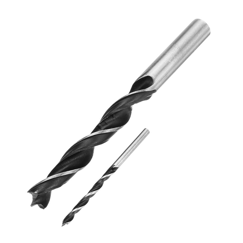8pcs 3-10mm Twist Drill Bit Carbon Steel 3 Flutes Wood Drill Bit Tool