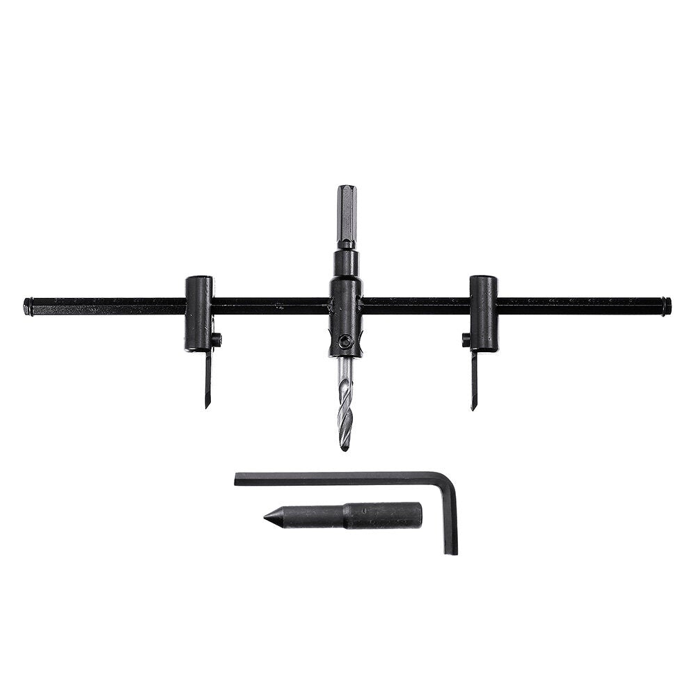 120/200/300mm Adjustable Circle Hole Saw Cutter Drywall Wood Board Hole Saw Drill Bit
