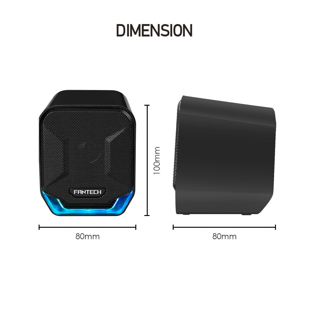 Cable Speaker 3.5mm Plug for USB Plug PC Game Speakers MOBA FPS Mouse Keyboard Gamer Music Player