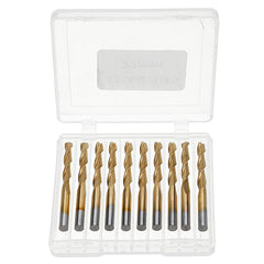 10pcs 3.175mm Shank Ball Nose End Milling Cutter Titanium Coated Two Flute 12mm/22mm CNC Tool
