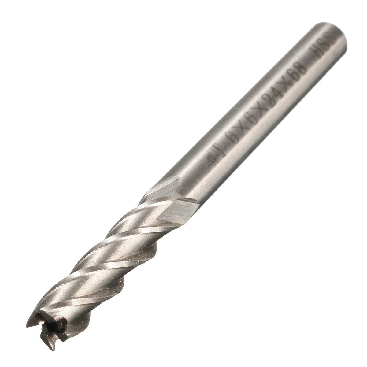 6mm Shank Aluminum Hard HSS Cutter Blade 662468mm Lengthened End Mill Router Bit
