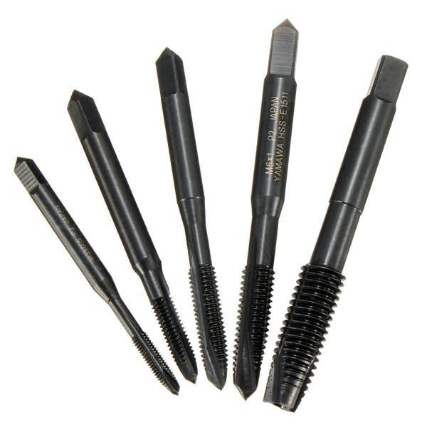 M3/M4/M5/M6/M8 HSS Nitride Coated Metric Spiral Hand Thread Screw Tap