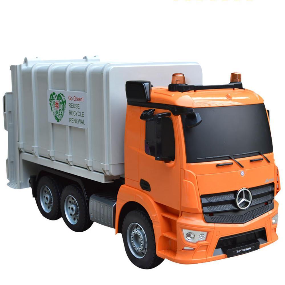 2.4G 8CH RC Car EP Cleaning Garbage Truck with LED Light RTR Model
