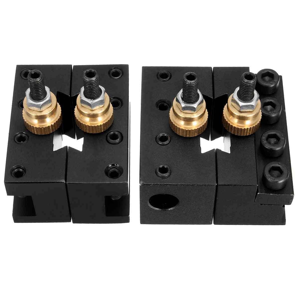 4pcs Mini Lathe Cut Off Blade Tool Holder Cutter Set For Quick Change Tool Post Holder