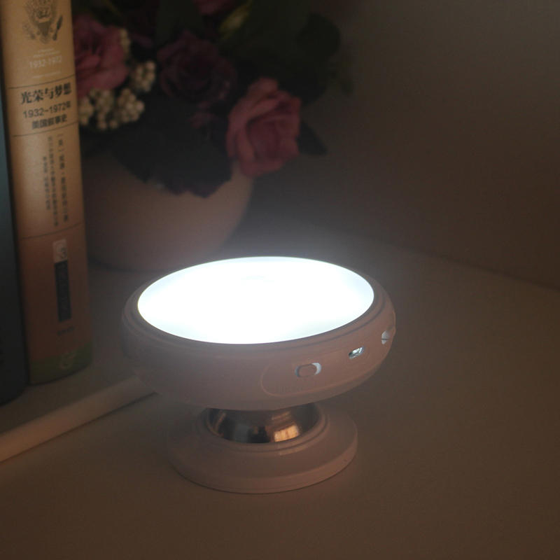 360 Rotation Human Body Sensor LED Night Light Magnetic Holder USB Rechargeable Lamp