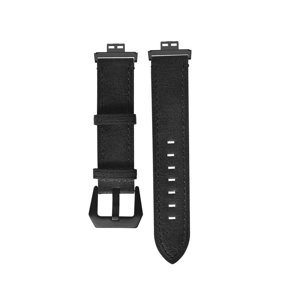 20mm Soft Retro Texture Leather Watch Strap Watch Band