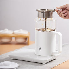 Electric Kettle 600W 550ml Multi-Function Glass Tea Pot with Filter