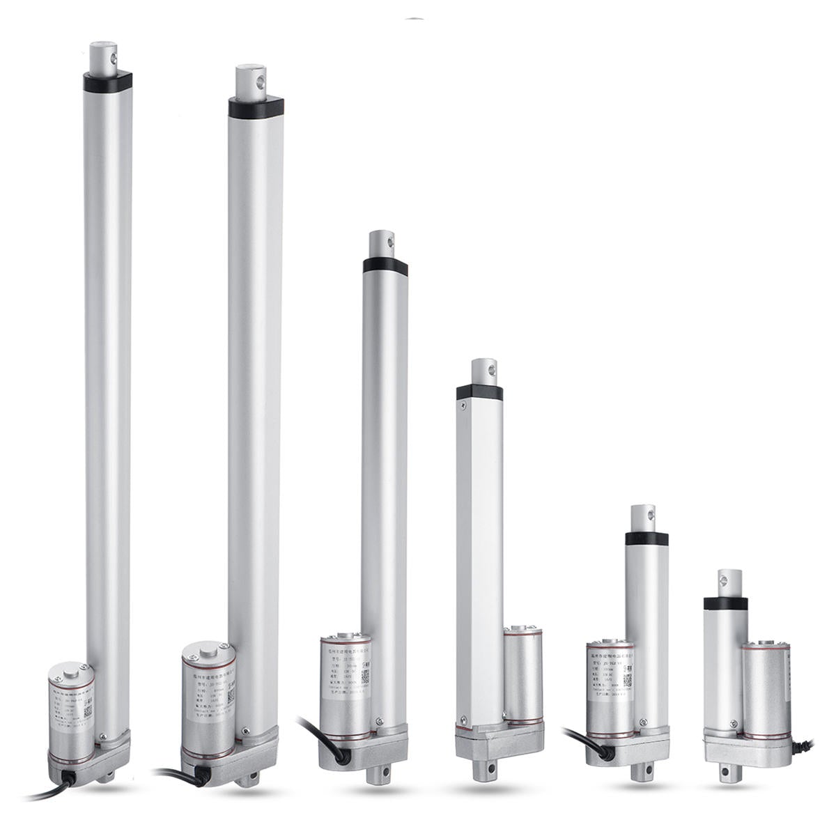 DC 12V 2/4/8/12/16/20 Inch Stroke Tubular Motor 50-500mm Linear Actuator Motor