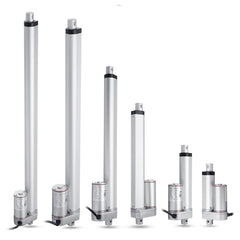 DC 12V 2/4/8/12/16/20 Inch Stroke Tubular Motor 50-500mm Linear Actuator Motor