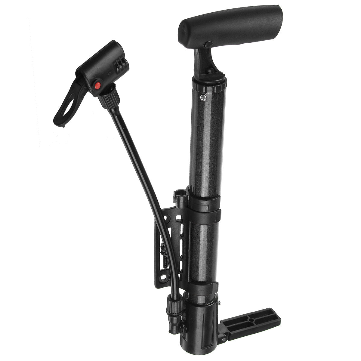 120PSI High Pressure Air Pump Alloy Floor Standing Bike Motorcycle Tyre Pump with Ball Pin