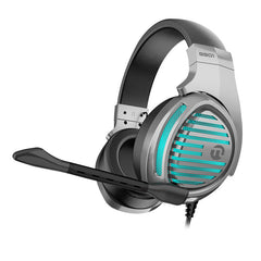 Gaming Headset USB Virtual 7.1 Wired 50mm Units Hi-Fi Stereo RGB Light Headphone with Mic for PS4 Xbox Laptop Computer