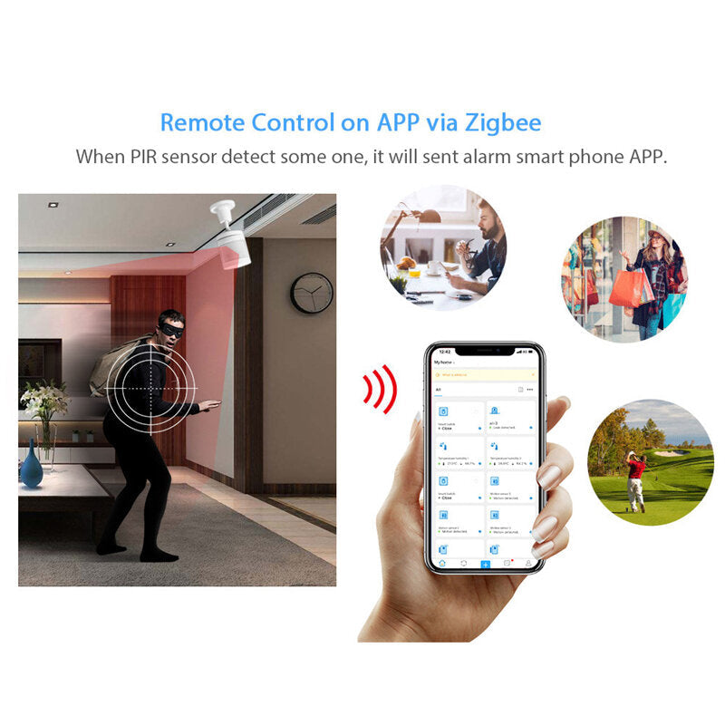 Infrared Sensor Smart Home EWelink PIR Moving Detector Compatible with System Gateway