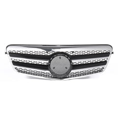 Chrome Silver AMG Style Front Grill Grille For Mercedes Benz