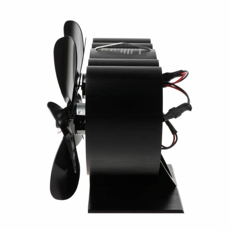 8 Blades Fireplace Fan Stove Fan Heated Fan Heat Powered Eco Fan