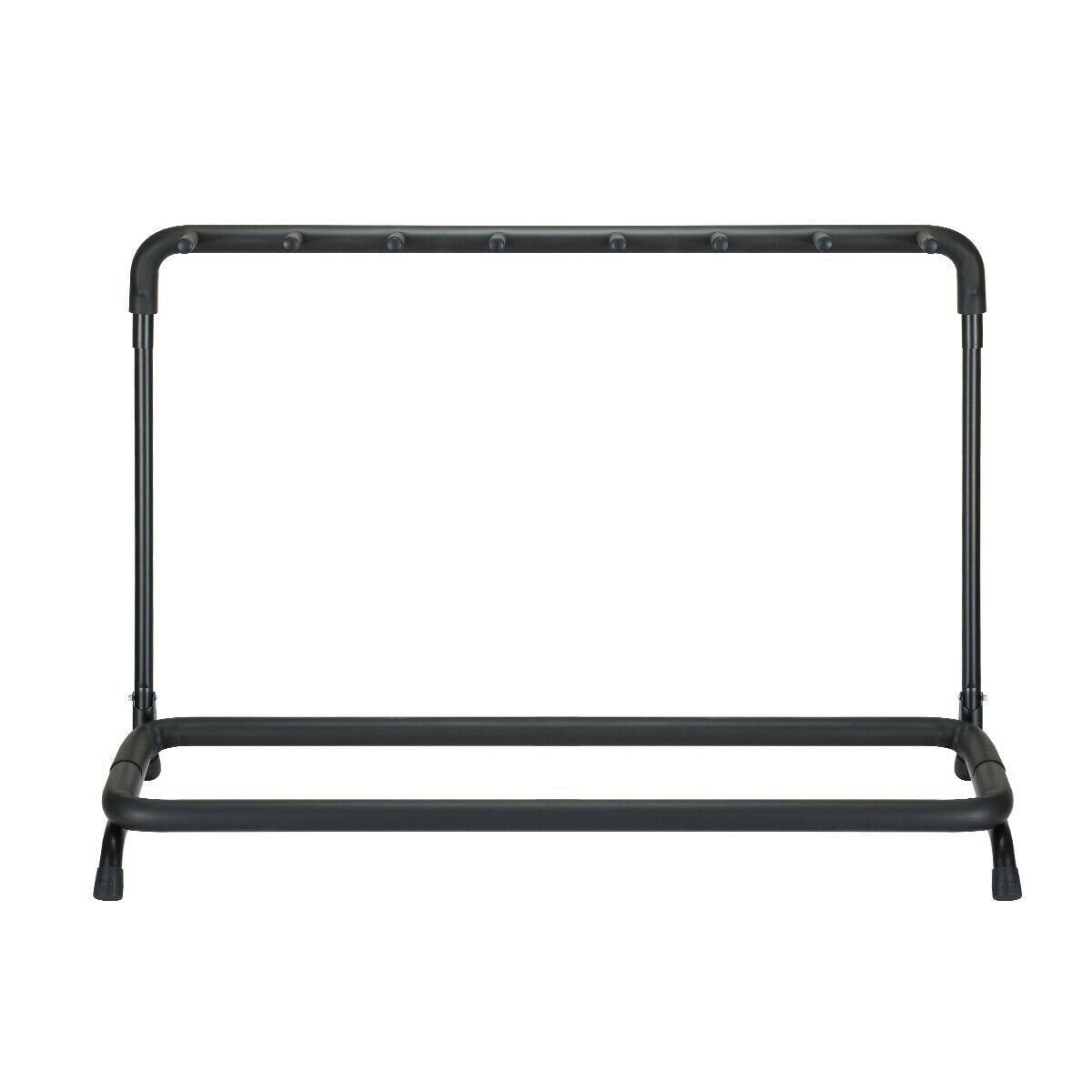 Multi Guitar Stand 7 Holder Foldable Universal Display Rack for Classical Acoustic, Electric, Bass Guitar and Guitar Bag