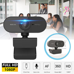 Webcam with Microphone Full HD 1080P Streaming Camera for Macbook