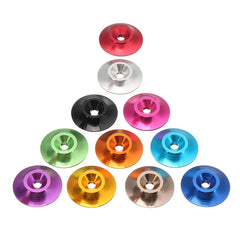 10cs M3 Countersunk Conical Grommet Gasket Washer Spacer Multi-color