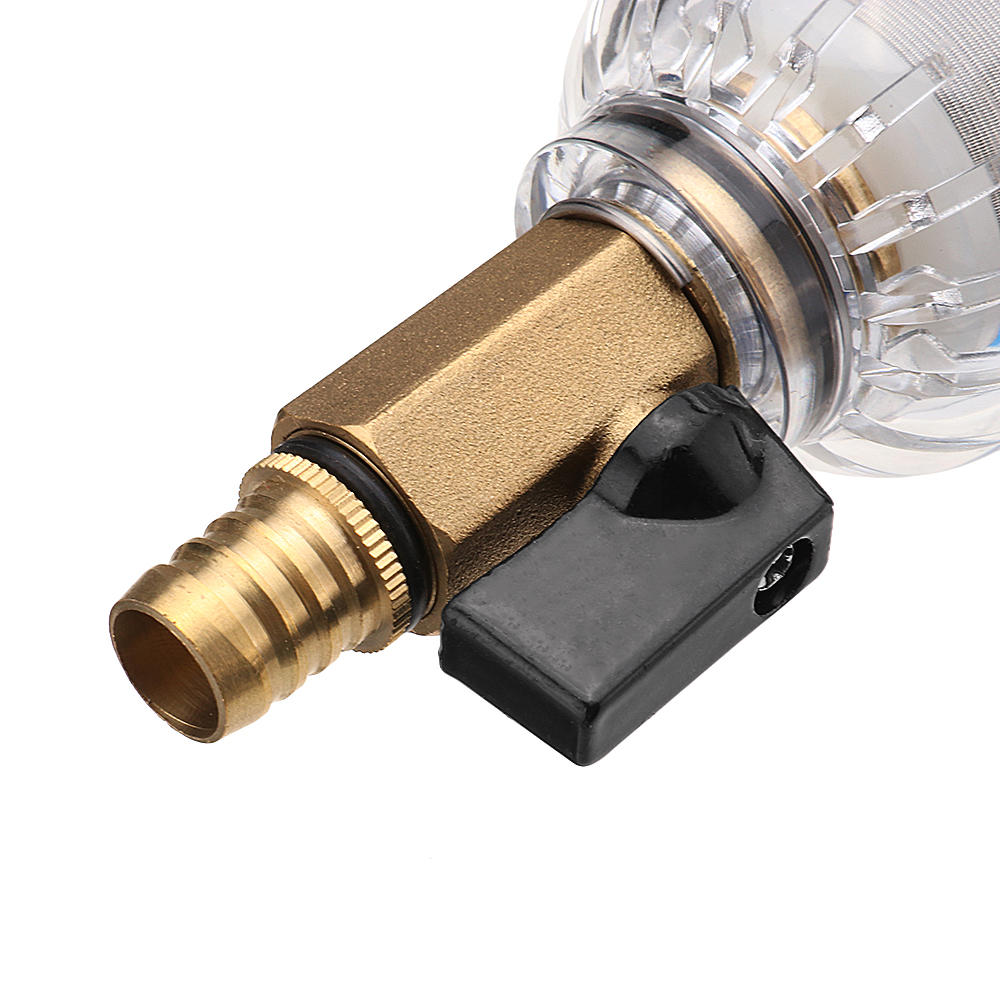 Water Pre Filter System 3/4" & 1" Brass Mesh Prefilter Purifier w/ Reducer Adapter