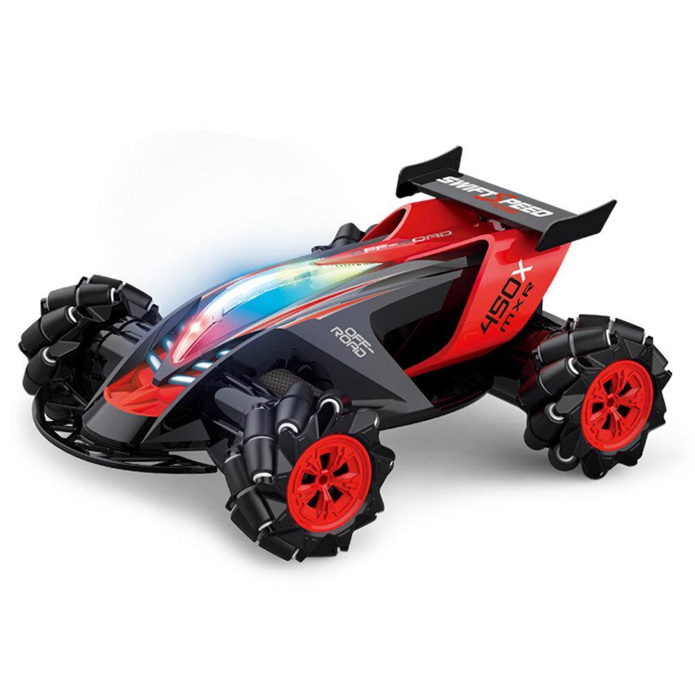 2.4G 4WD 360 Degree Spin Radio Control Off-Road RC Car Vehicle Models Buggy Toy With Light