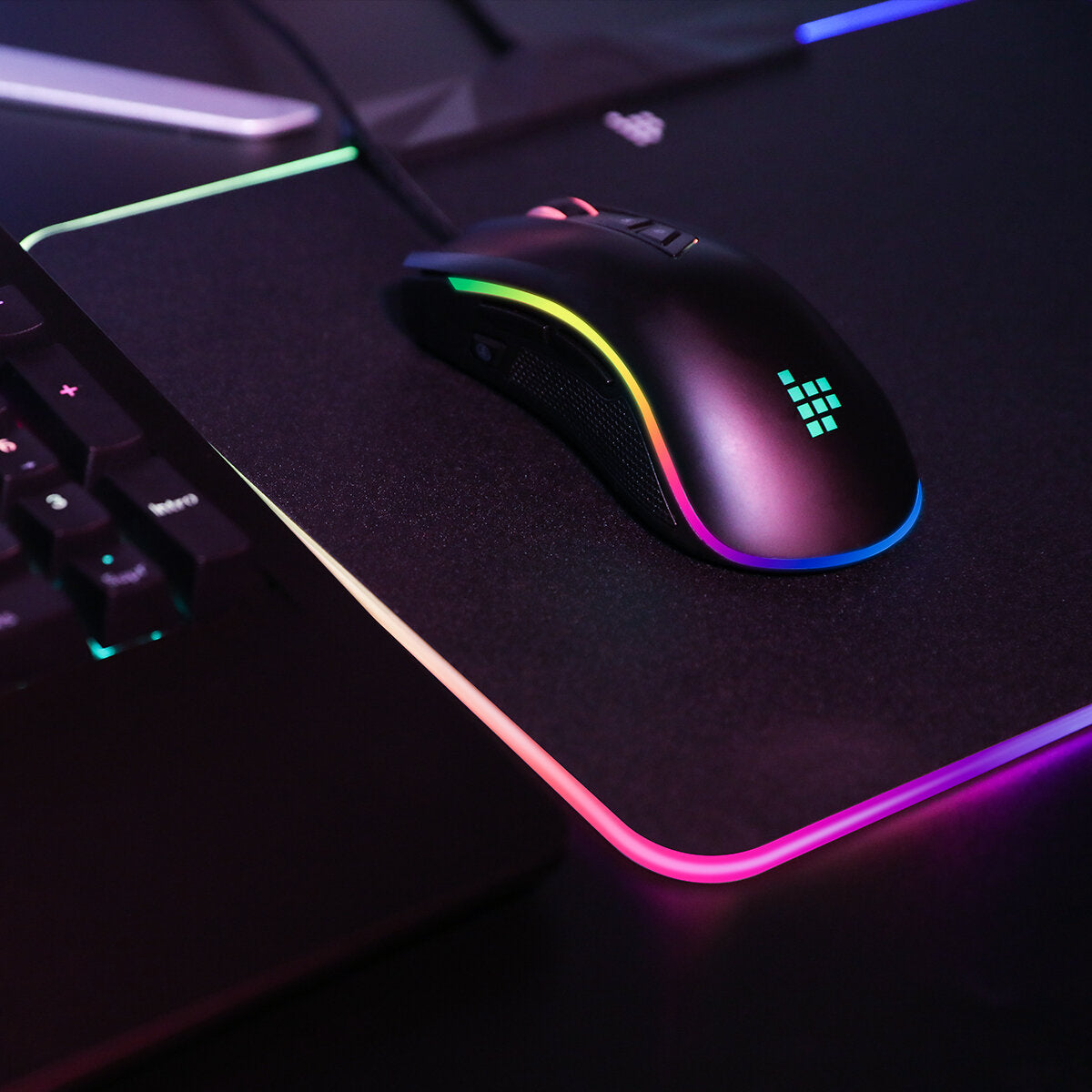 Wired RGB Gaming Mouse USB Wired 7200DPI 9 Programmable Buttons Mouse for Computer PC Laptop