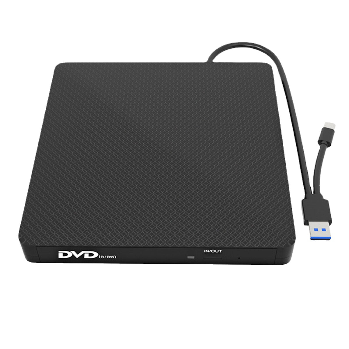 USB3.0 Type-C CD DVD External Optical Drive DVD-RW Player High Speed Data Transfer External Burner Writer Rewriter for Computer PC Laptop XD009