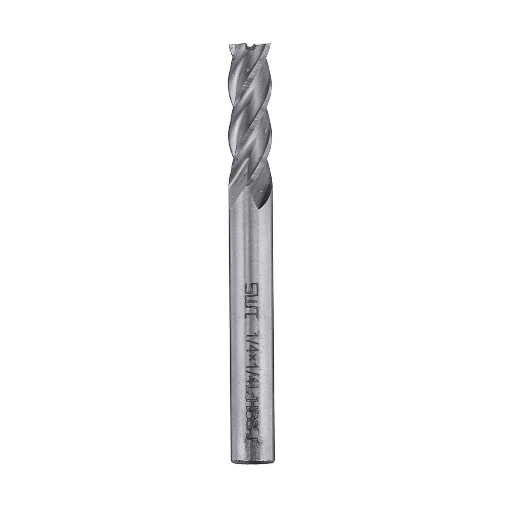 5pcs 1/8-5/16 Inch Imperial Milling Cutter High Speed Steel CNC Cutter Spiral End Mill
