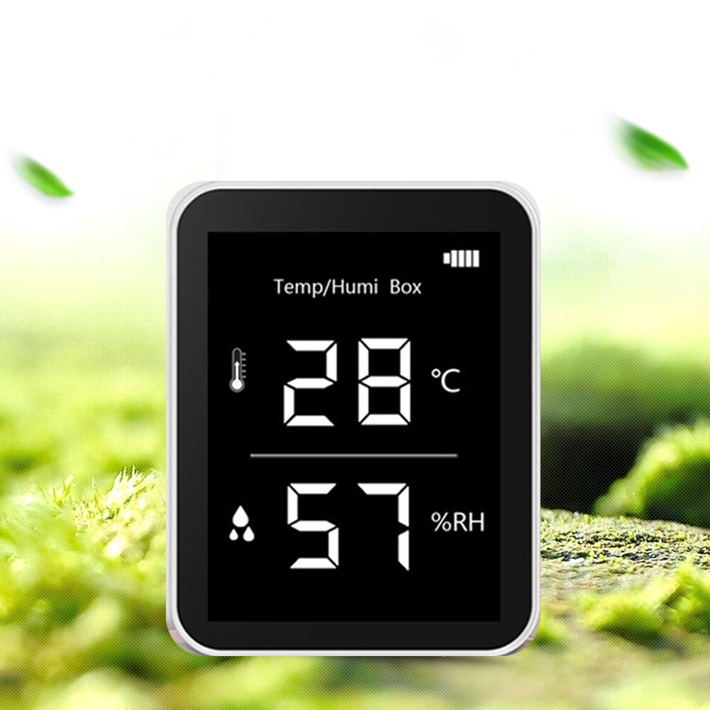 Household Air Quality Monitor Temperature Humidity Display Detector PM2.5 Tester Data Logger Recorder External Sensor