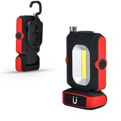 5 in1 LED + COB Dual Light Magnetic Antenna Picker Work Light