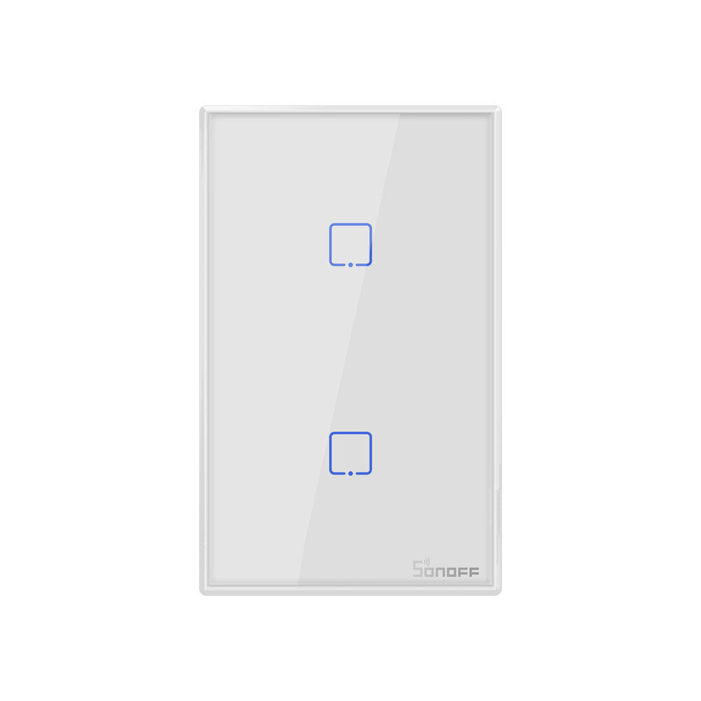 WiFi Wall Switch RF Smart Wall Touch Switch For Smart Home Work With Alexa Google Home,EU/US/UK AC 100-240V 1/2/3 Gang 433Mhz