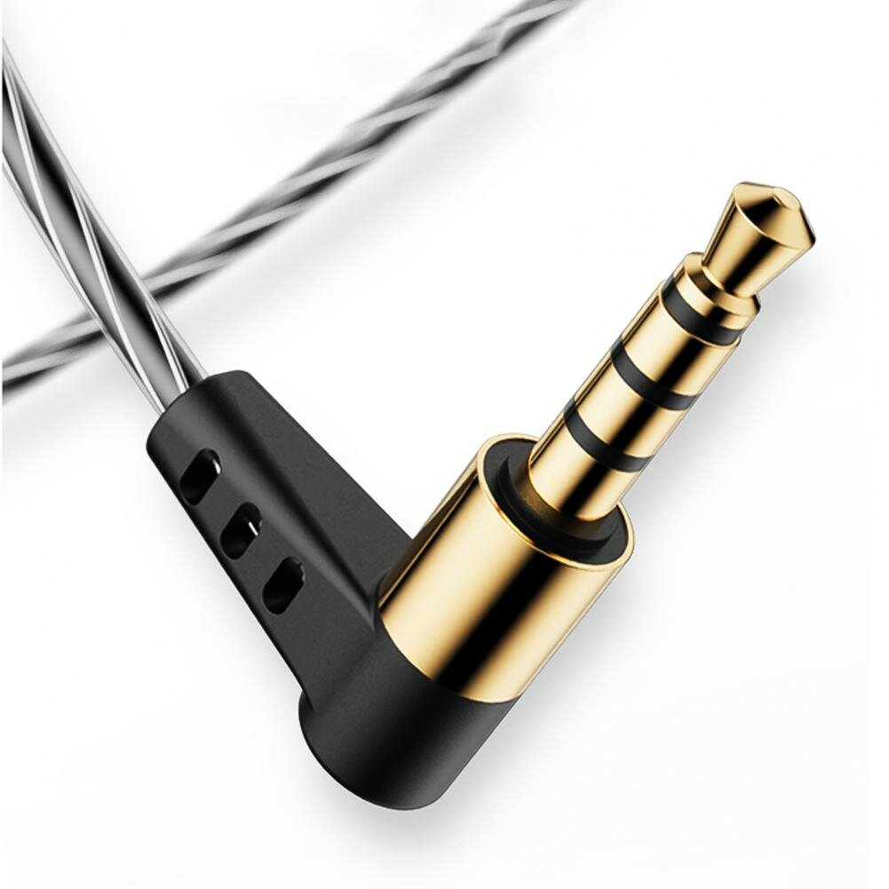 Hollow Subwoofer Heavy Bass Volume Control Noise Reduction Earphones With Mic Setro In-Ear Wired Headset