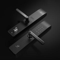 Smart Interconnection Door Lock Fingerprint Password Card app Remotely Identification Security Unlock