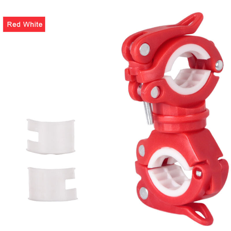 360 Angle Rotation Bike Flashlight Mount Holder Clip Multifunction Light Stand Fixing Stand