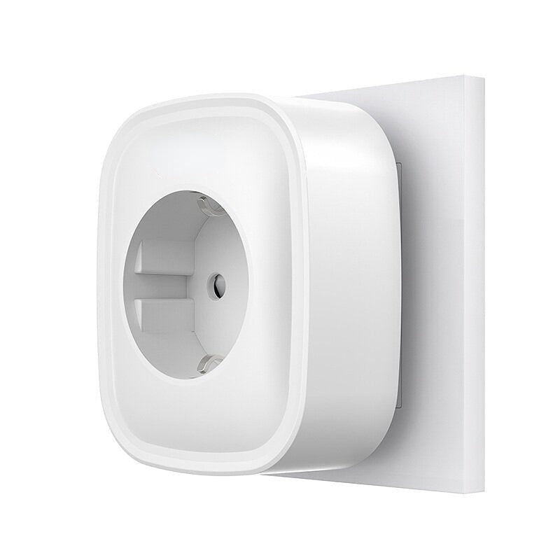 Smart plug WiFi 2pcs Socket Power Monitor Timing Function Tuya APP Remote Control Voice Control Works With Alexa And Google Home EU Plug photosiss