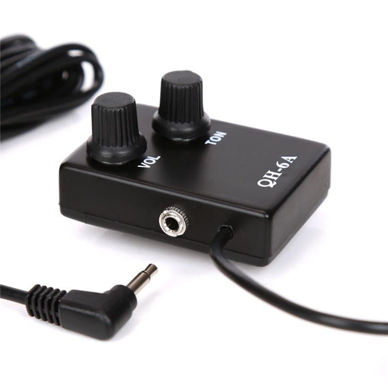 Sound Hole Magnetic Preamp EQ Equalizer Tuner Pickup for Acoustic Guitar