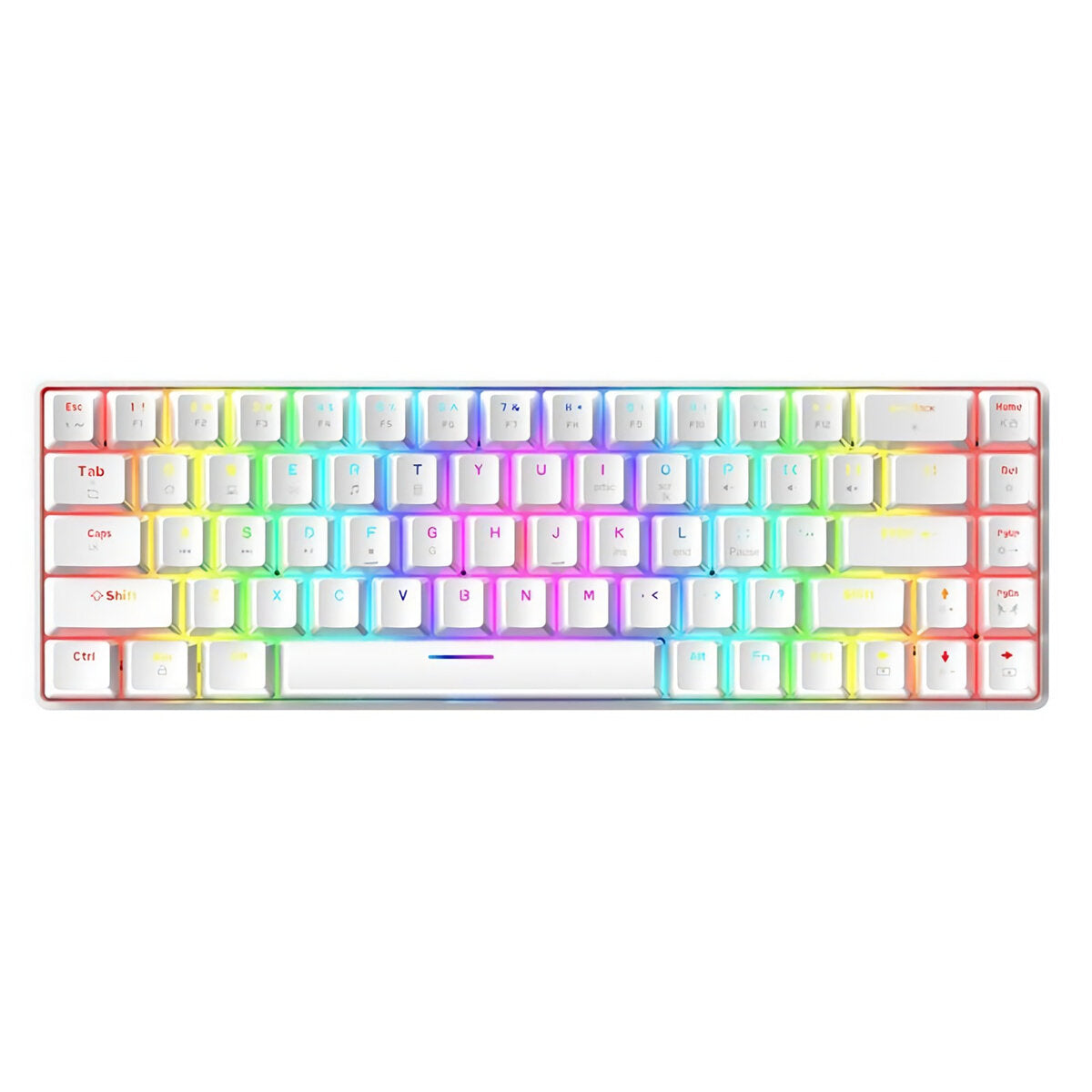 Mechanical Keyboard 68 Keys TTC Switch Hot Swappable Dual Mode Wireless Bluetooth 5.1 Type-C Wired RGB Backlit RK68 Gaming Keyboard