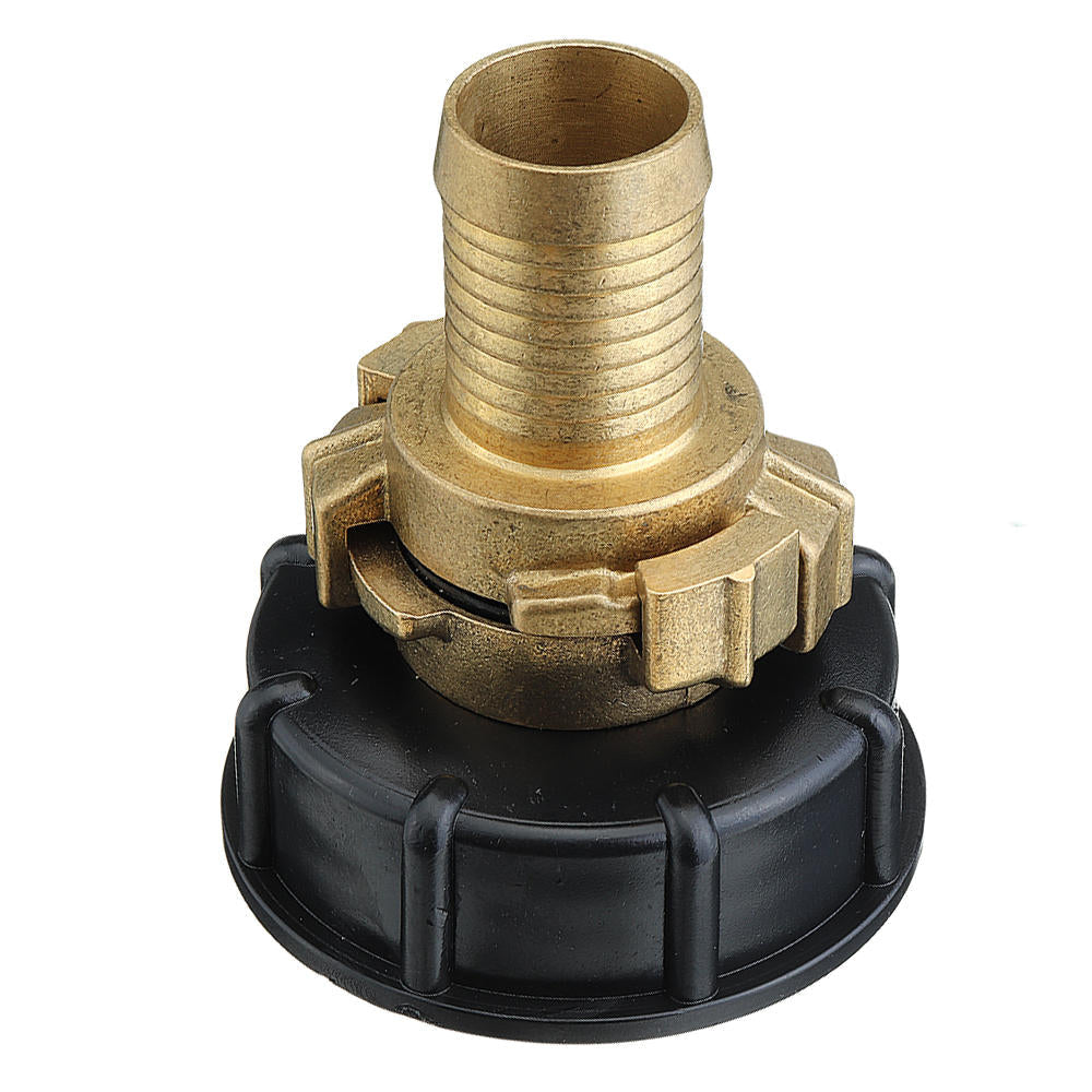 Faucet Tank Coarse Thread Drain Adapter to Brass with 20/25mm Hose Outlet Fitting Connector Replacement Valve Fitting Parts for Home Garden