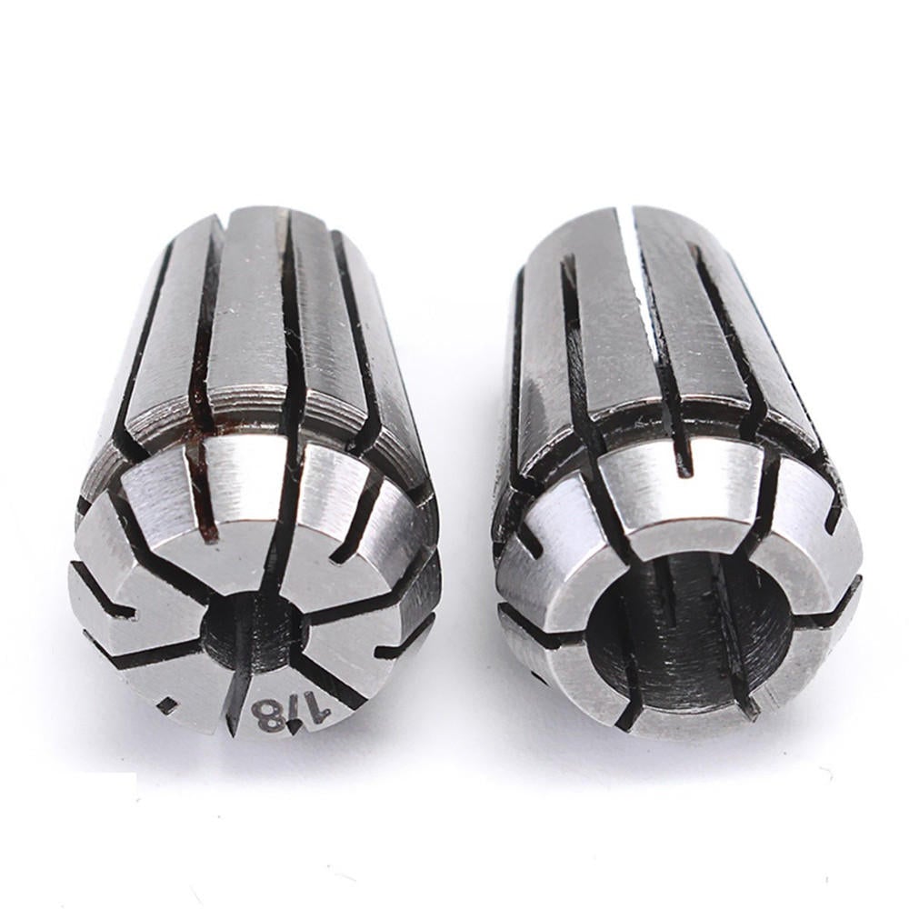 2pcs ER11 1/4 1/8 Inch Spring Collet Set for CNC Milling Lathe Tool Chuck