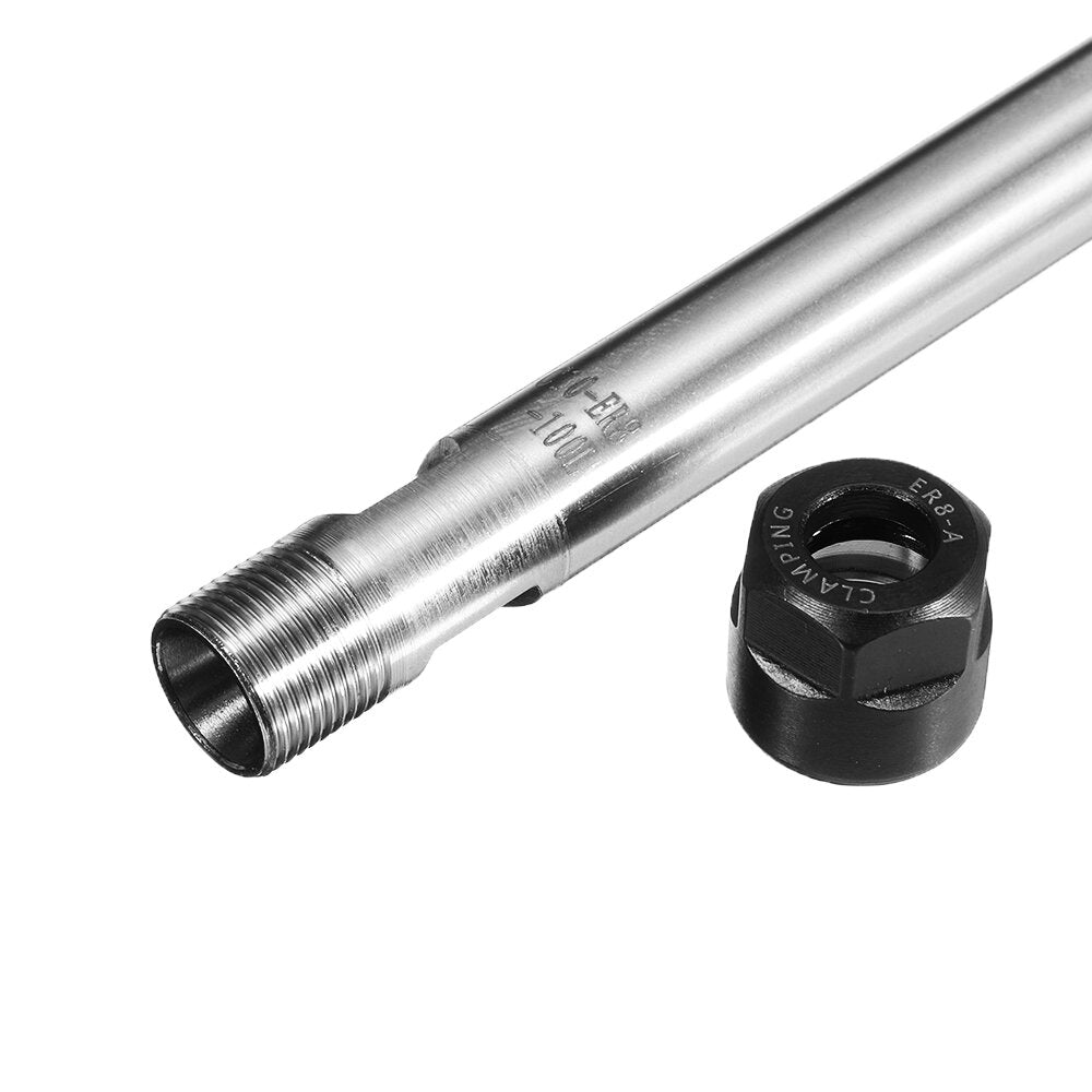 Spring Collet Chuck Holder with 7pcs ER8 2-5mm Spring Collet Set for CNC Milling Lathe Tool