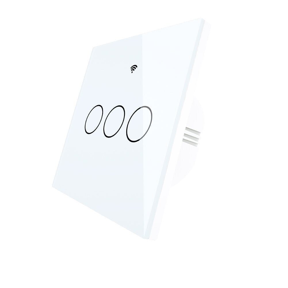 Smart Switch EU Standard Live Line Version Wifi RF433 100V-240V Tuya APP Remote Controller
