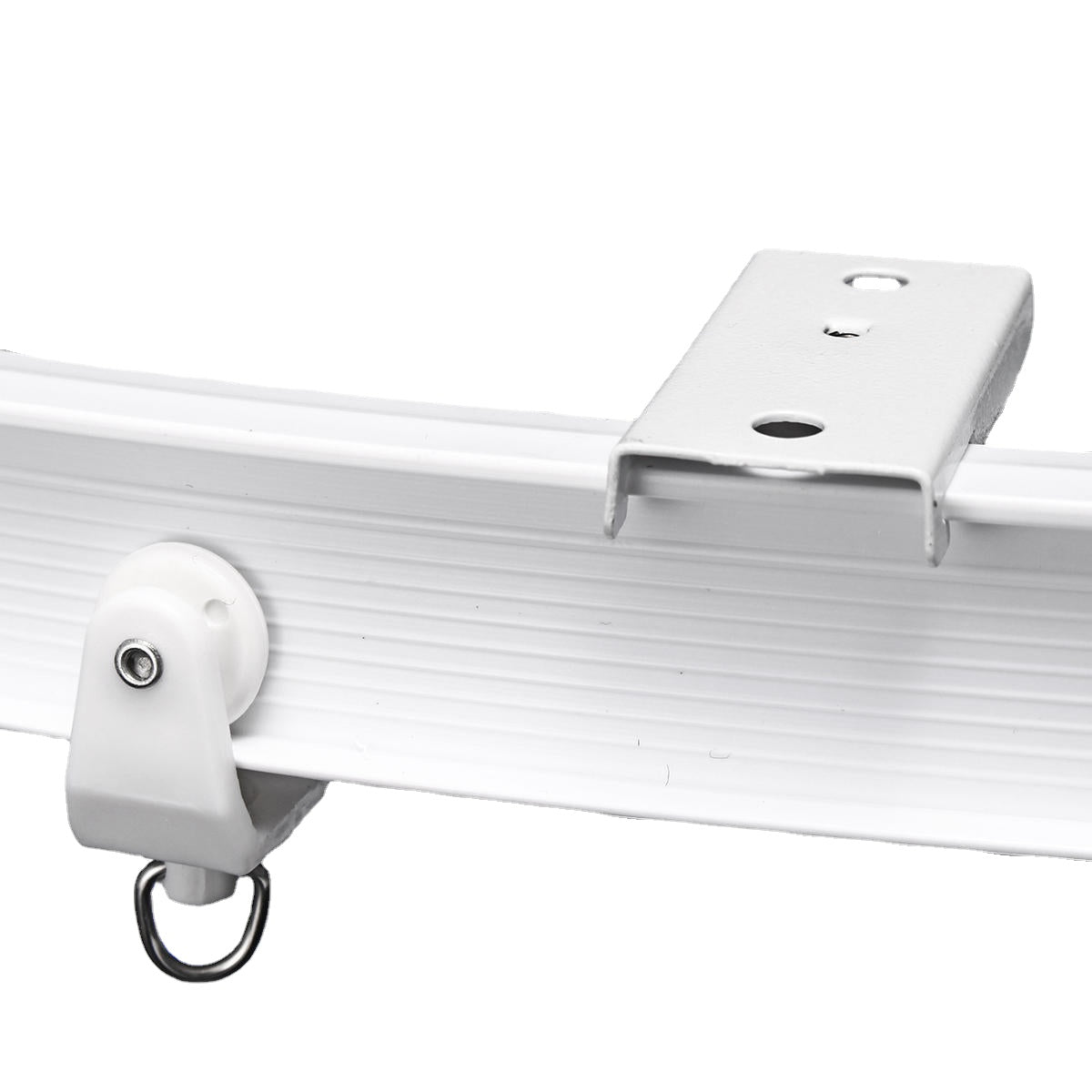 5M Curtains Track Rail Flexible Ceiling Mounted For Straight Slide Window Balcony