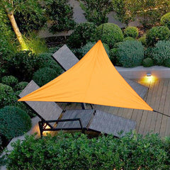6x6x6m Sunshade Awning Waterproof Canopy Cover UV-proof Swimming Yard Beach Garden Patio Sail