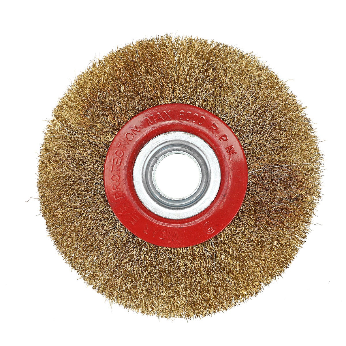 4/5/6 Inch Steel Flat Wire Brush Wheel Polishing Sanding Wheel for Angle Grinder