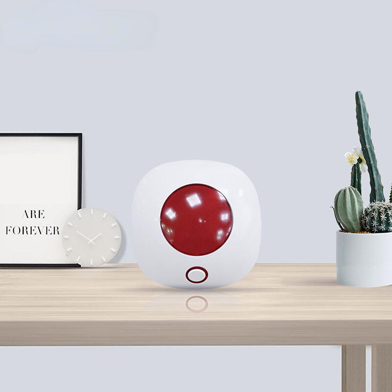 Wireless WiFi Strobe Siren Sound and Light Siren For 433MHz Alarm System Work With Tuya APP Alexa Google Home
