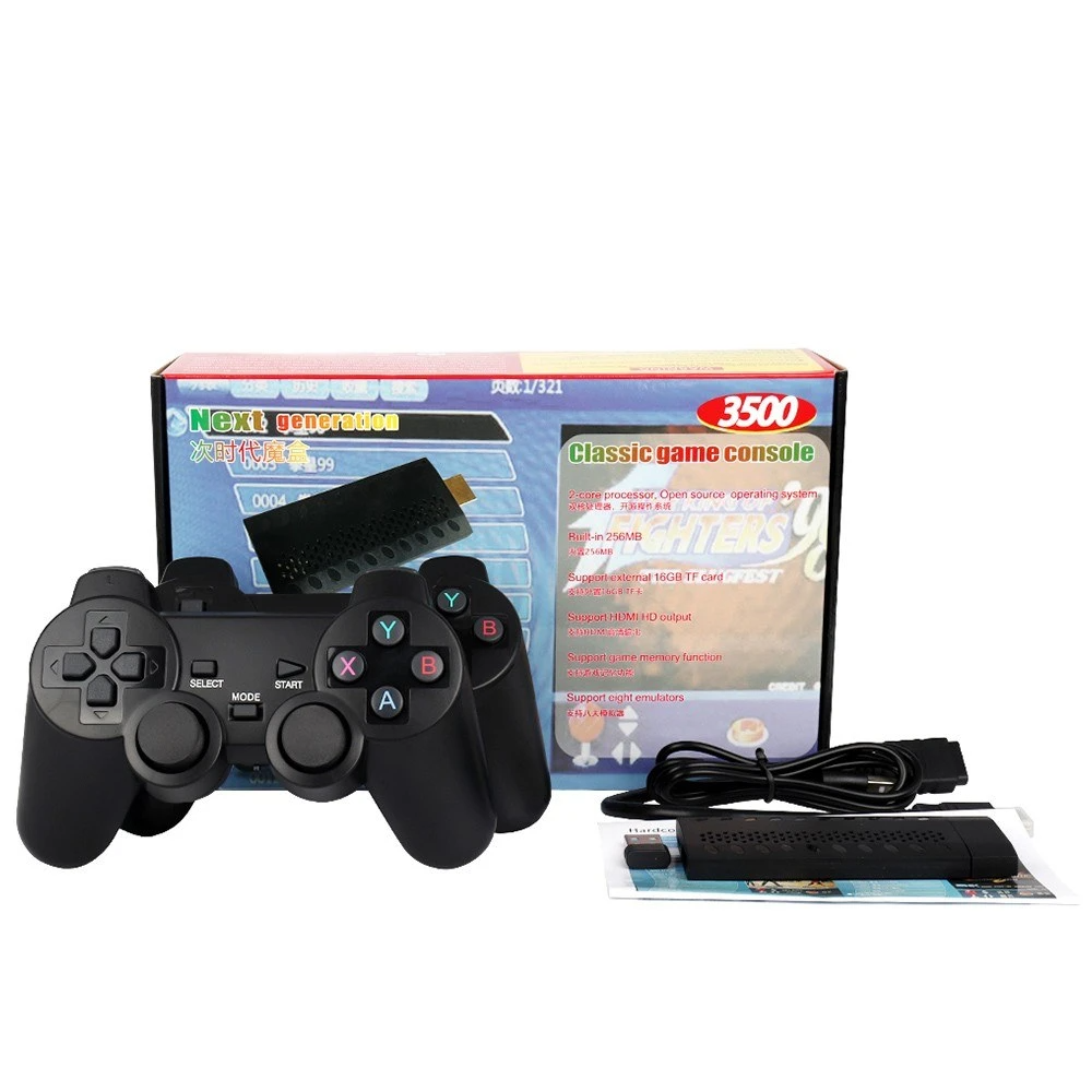 Mini TV Video Game Console Built-in 3500 Classic Games Handheld Retro HD Output