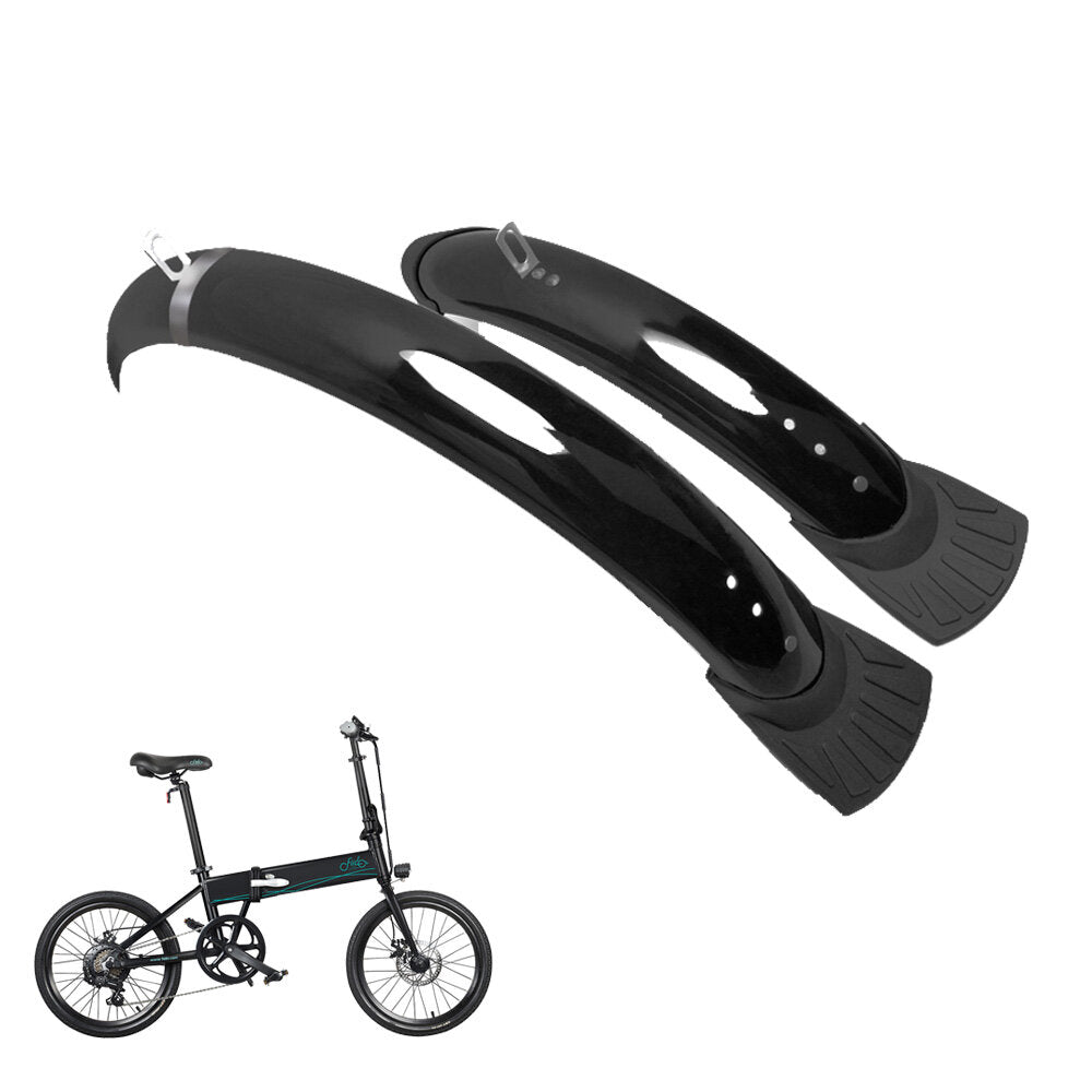 20 Inches Folding Moped Bicycle Fenders Front/Rear Mud Guards Set Cycling Bike Fender
