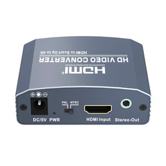 HDMI TO SCART Converter HDMI Scart Adapter Stereo Out HD Video Converter 4K@30Hz for DVD PS3 Computer T-616