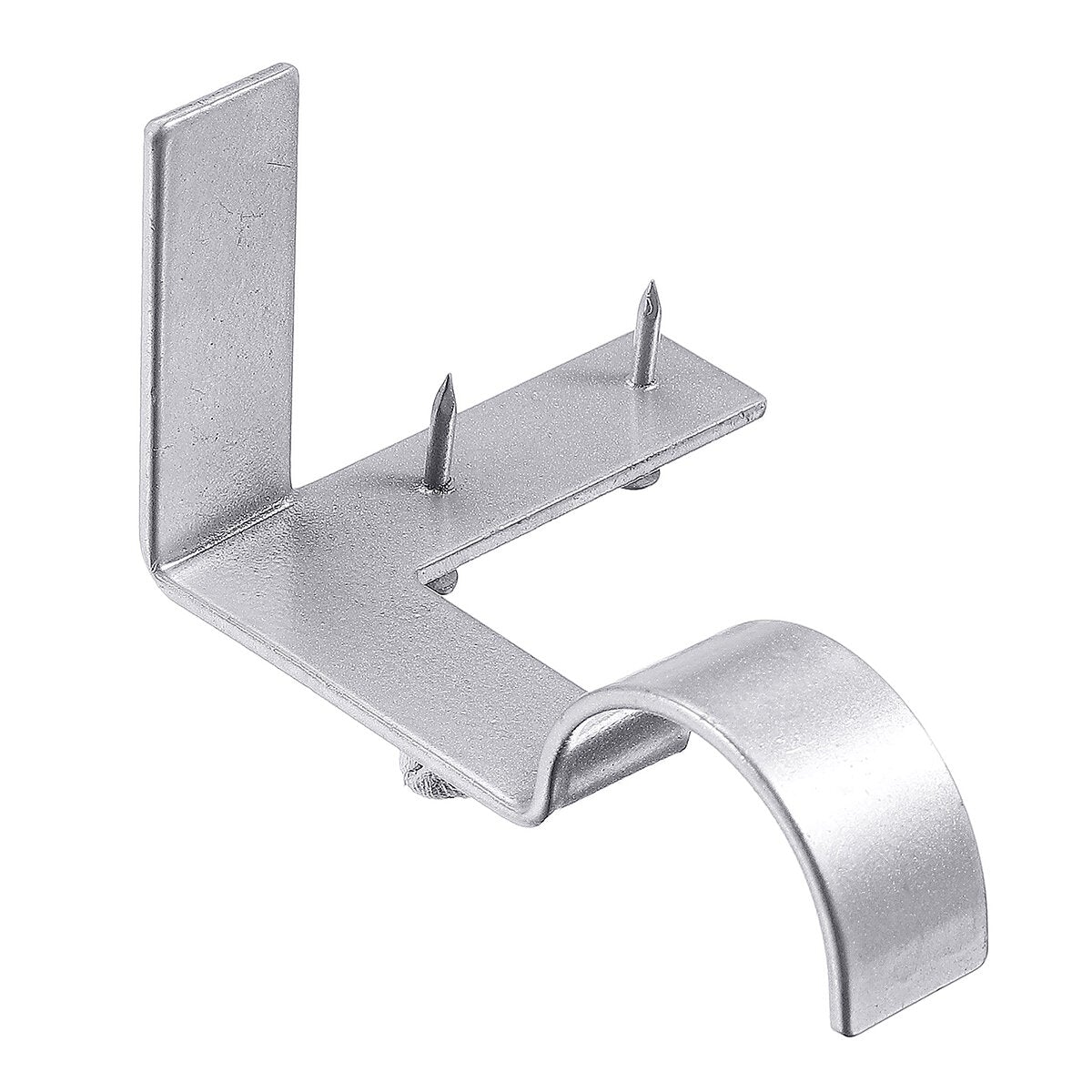 2 Pairs Hang Curtain Rod Holders Bracket Into Window Frame Brackets